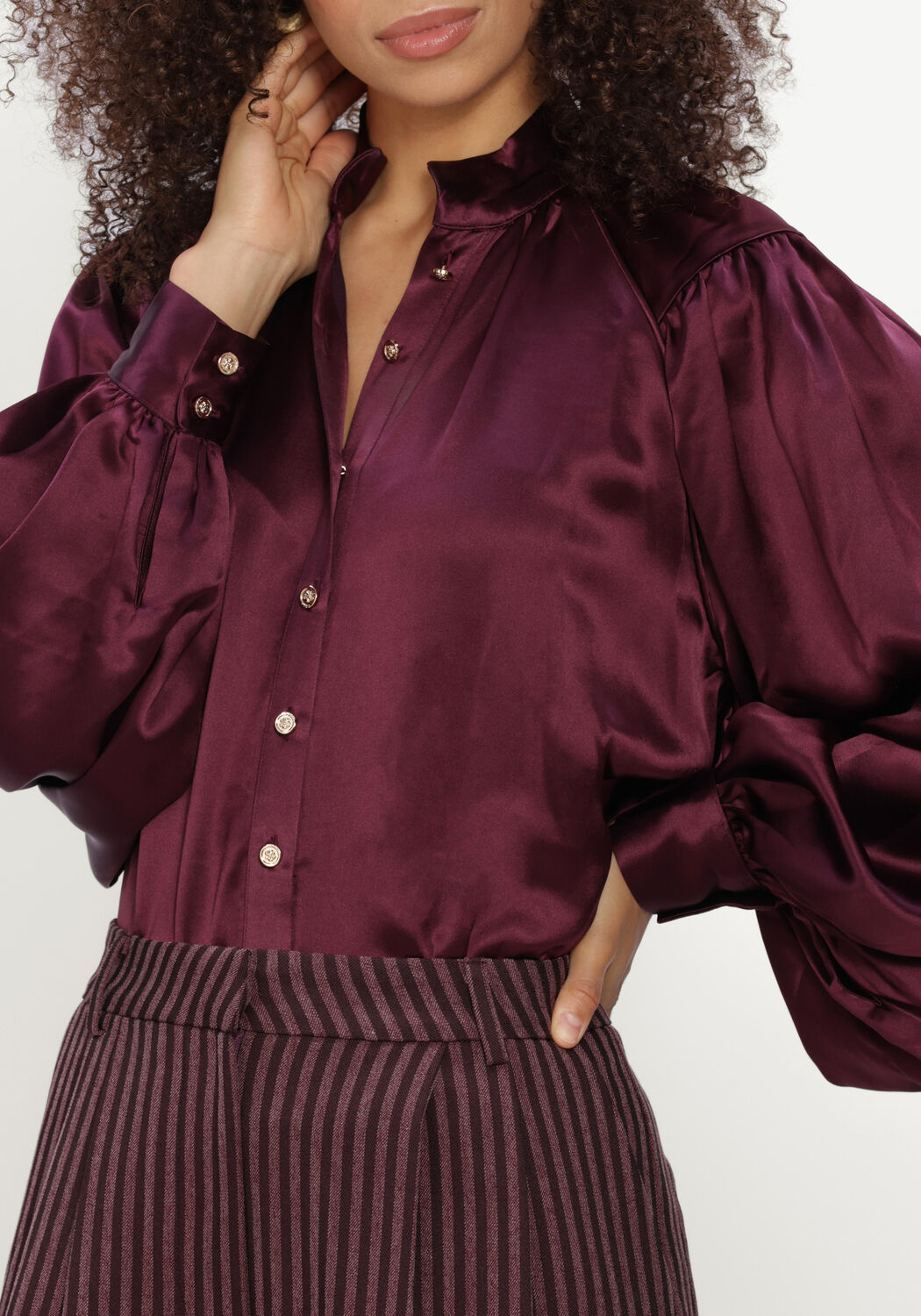Bordeaux AMAYA AMSTERDAM Blusen AUORA BLOUSE - large