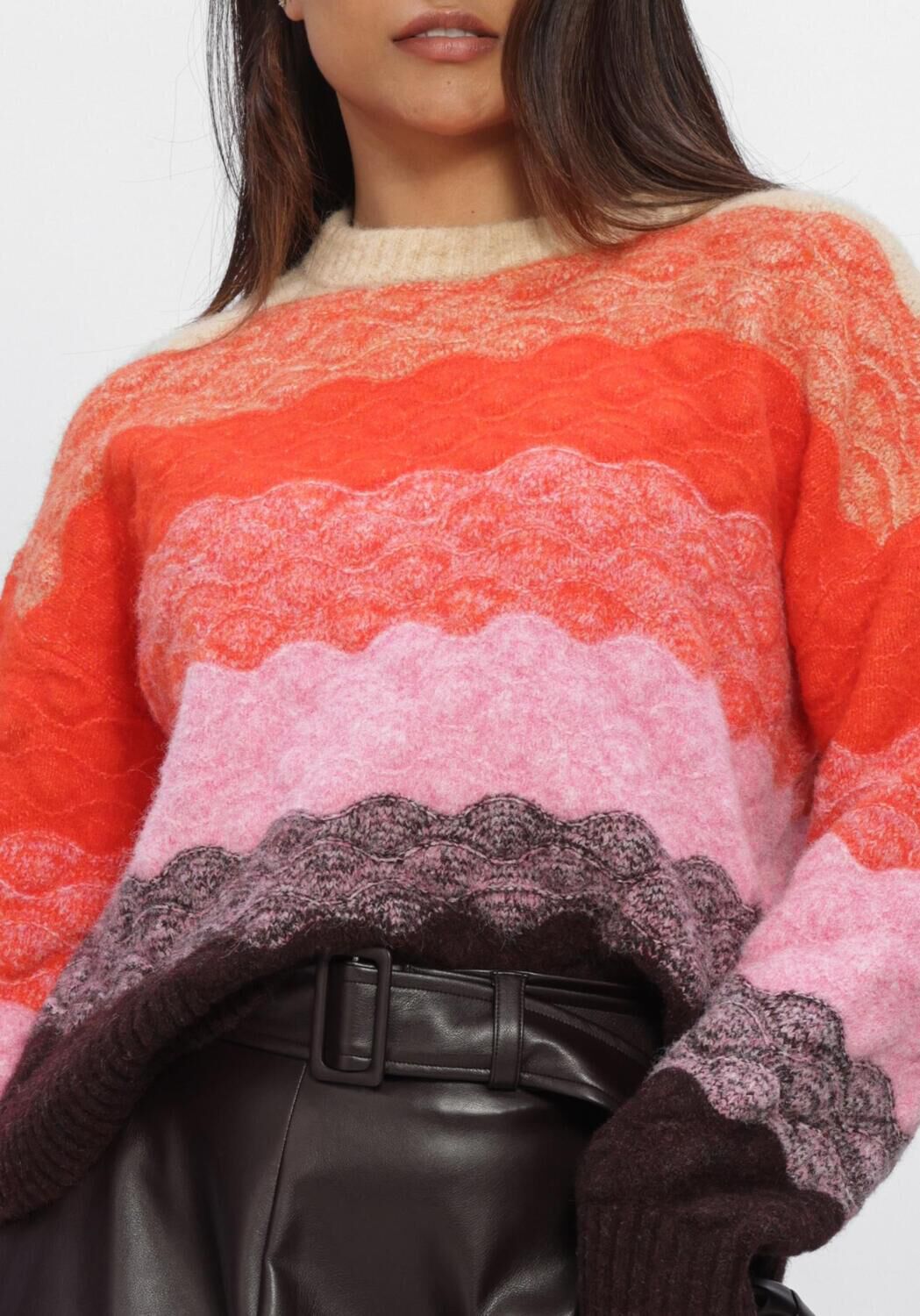 Mehrfarbige/Bunte SUNCOO Pullover PANAYO - large