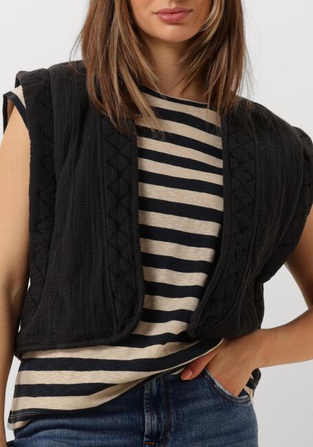 Schwarze BY-BAR Gilet ISLA EMBROIDERY JACKET - large