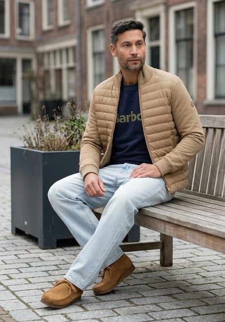 Dunkelblau BARBOUR Sweatshirt PIQUE APPLIQUE CREW - large