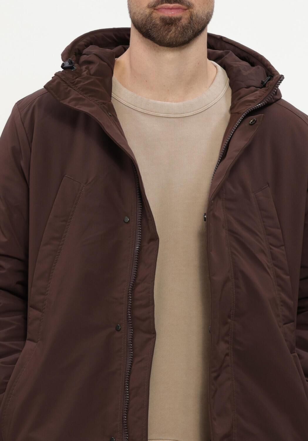 Braune G-STAR RAW Winterjacken CLEAN VODAN PDD HDD PARKA - large