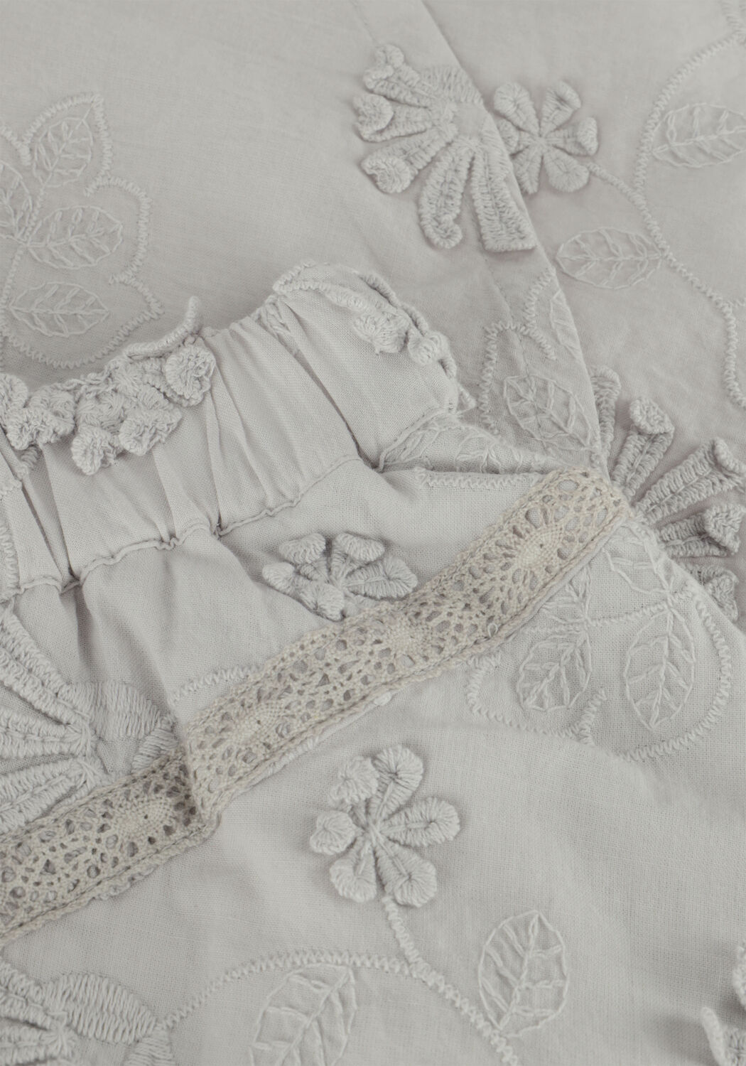 Hellgrau BAJE STUDIO Minirock FE - large