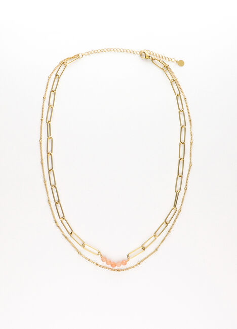 Braune NOTRE-V Kette KETTING DUBBEL CHAIN - large