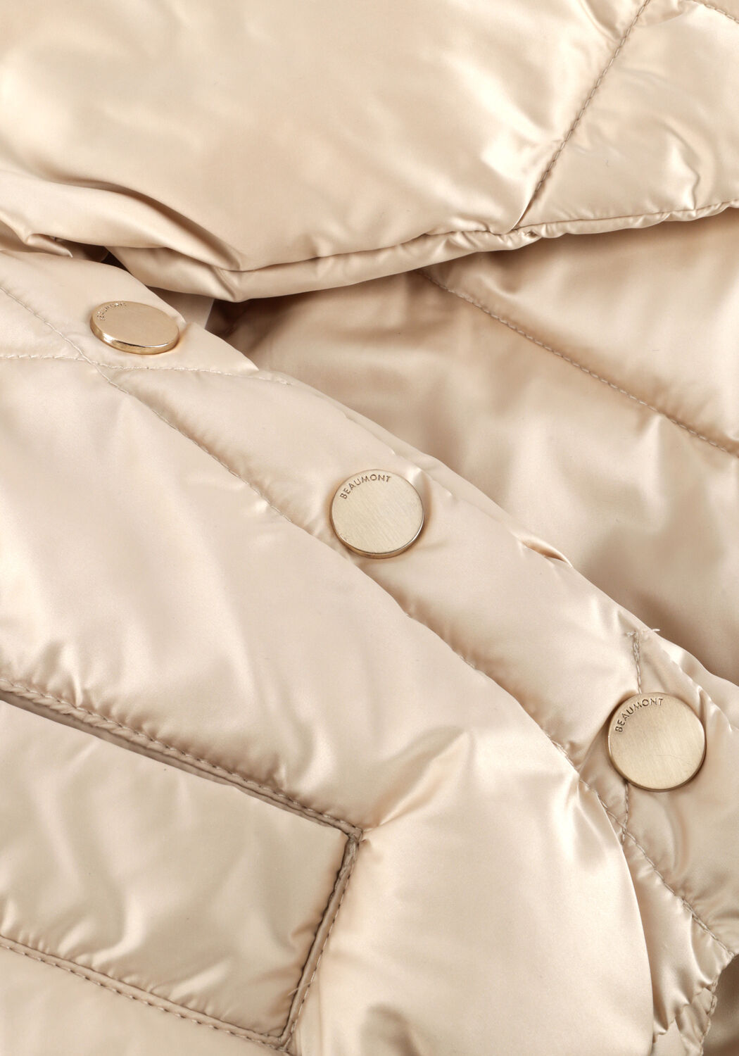 Beige BEAUMONT Wattierte Jack EMILIA JACKET - large