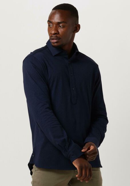 Dunkelblau TOMMY HILFIGER Casual-Oberhemd DC PIQUE POPOVER RF SHIRT - large
