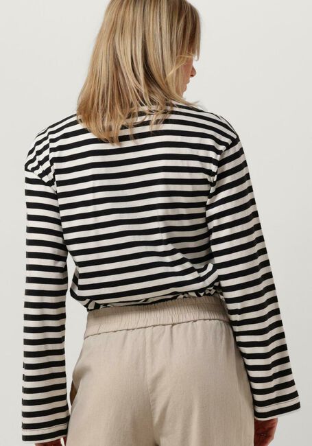 Schwarze MODSTRÖM Tops & T-shirts HELLENMD LS STRIPE T-SHIRT - large