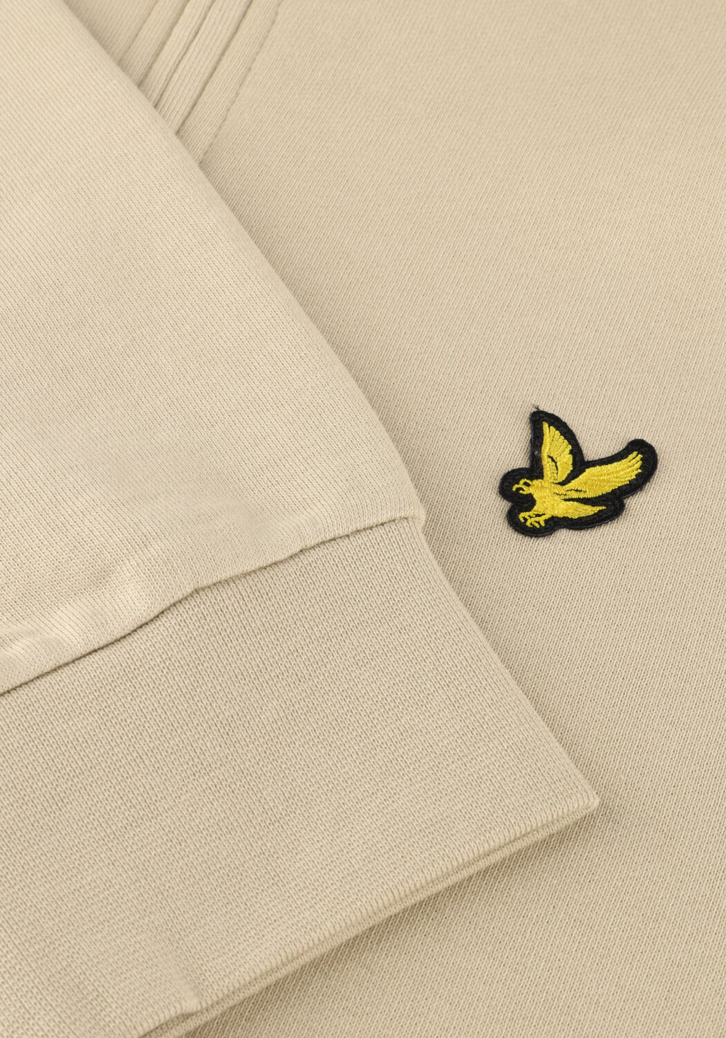 Sand LYLE & SCOTT Sweatshirt LOOPBACK QUARTER ZIP SWEAT - large