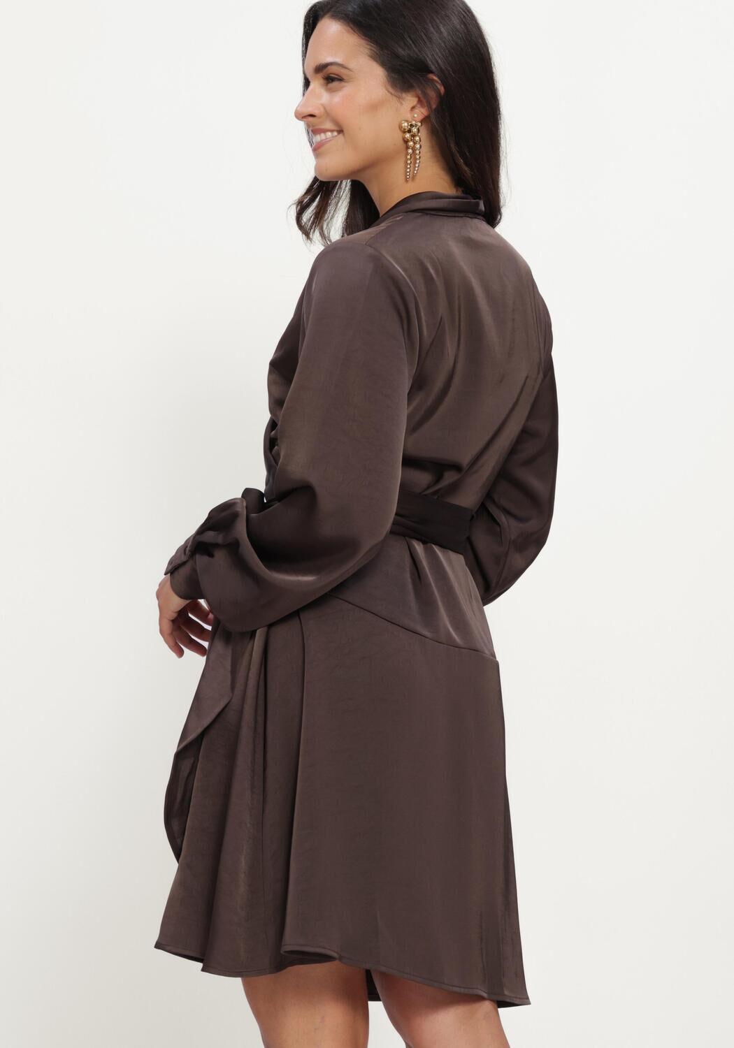 Braune NOTRE-V Minikleid NV-IVANA - large