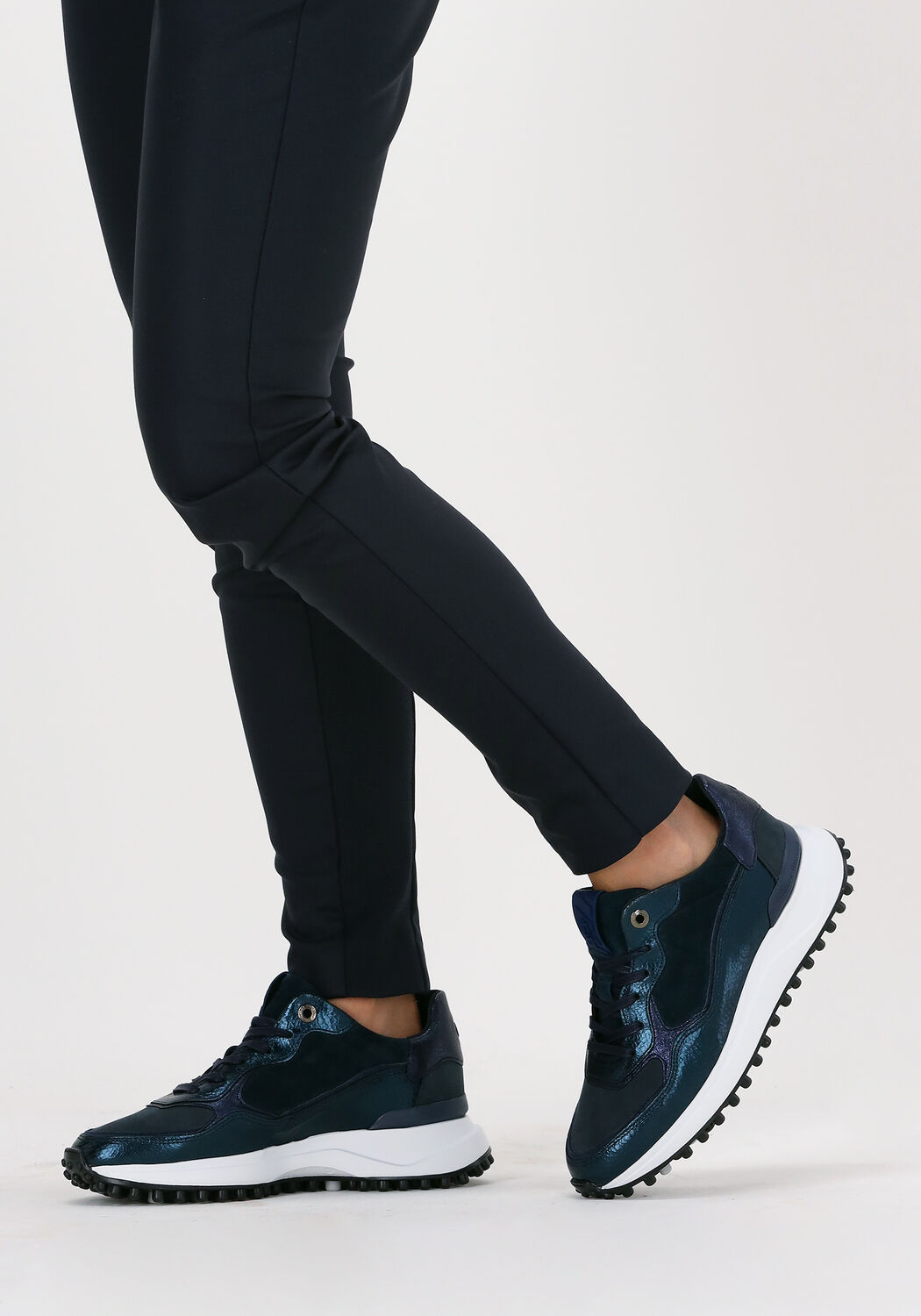 Blaue FLORIS VAN BOMMEL Sneaker Low 85343 - large