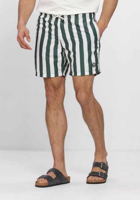 Gr&uuml;ne SHIWI Badehosen SWIMSHORT BROAD STRIPE - large