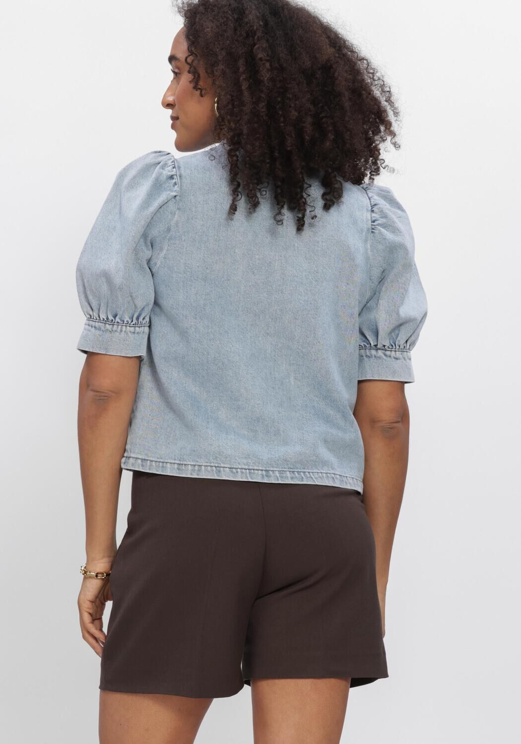 Hellblau CO'COUTURE Blusen ASJACC DENIM BLOUSE - large