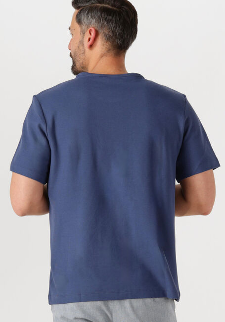 Blaue SELECTED HOMME T-shirt SLHJOSEPH PIQUE SS O-NECK TEE - large