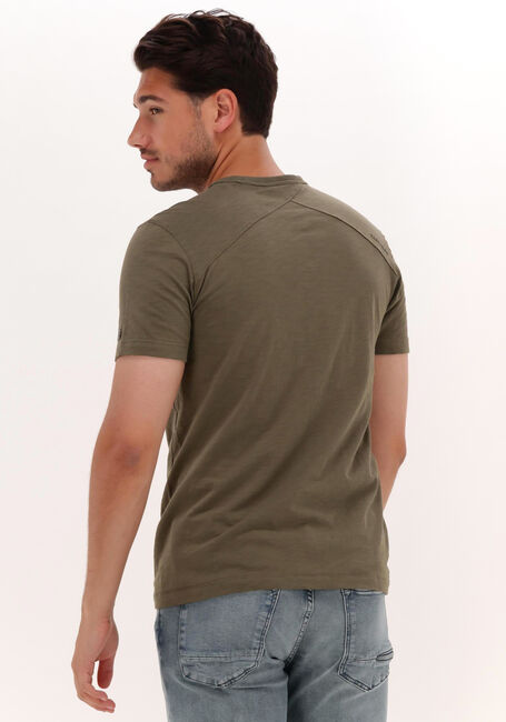 Grüne CAST IRON T-shirt SHORT SLEEVE R-NECK SLUB JERSEY - large