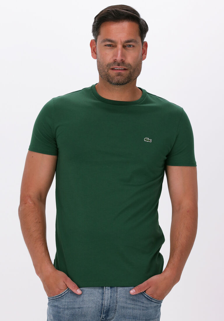 dunkelgrün lacoste t-shirt 1ht1 men's tee-shirt 1121