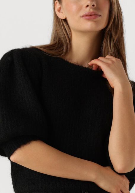 Schwarze CO'COUTURE Pullover CORALIE BOW RIB KNIT - large