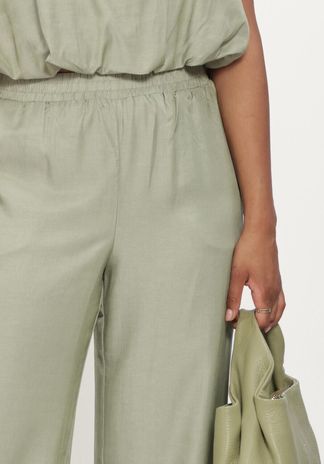 Minze REFINED DEPARTMENT Weite Hose LADIES WOVEN FLOWY WIDE LEG PANTS NOVA - large