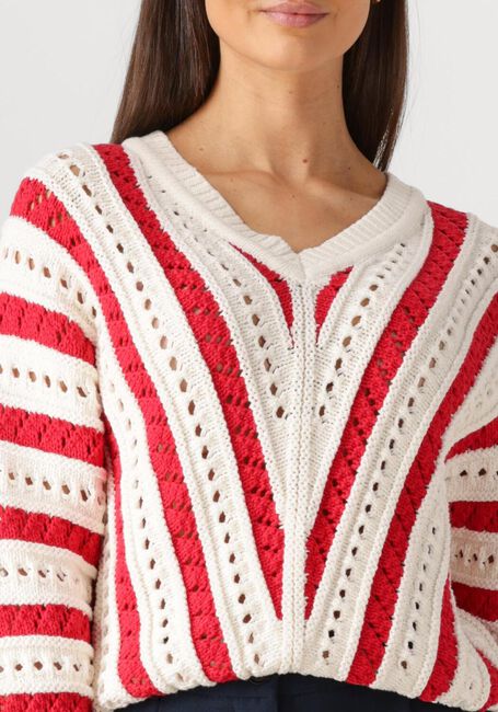 Rote CATWALK JUNKIE Pullover AJOUR KNIT - large