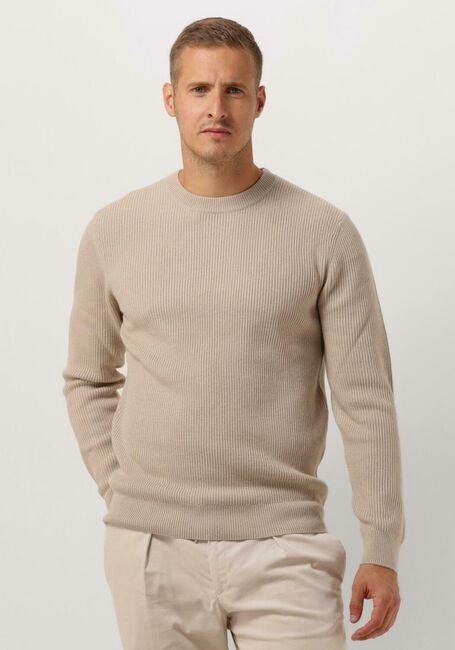 Beige PROFUOMO Pullover PULLOVER CREW NECK - large