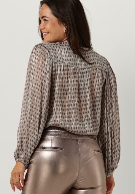 Bronzefarbene IBANA Blusen TALICI LUREX - large