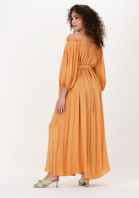 Orangene ACCESS Maxikleid OFF SHOULDER SATIN DRESS - large