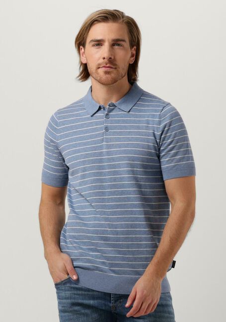 Hellblau SAINT STEVE Polo-Shirt HESSEL - large