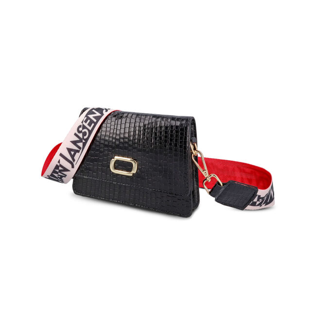Schwarze JAN JANSEN Beuteltasche CLIMBING BELT BAG - large