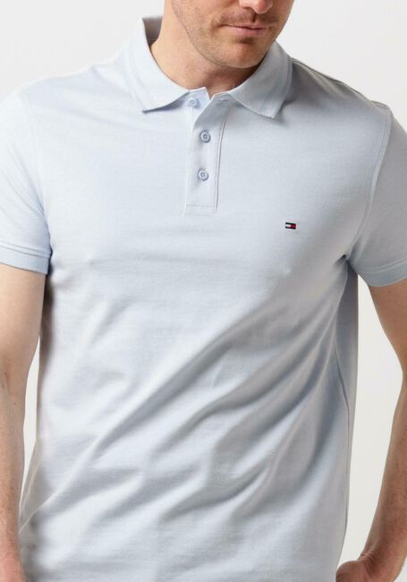 Hellblau TOMMY HILFIGER Polo-Shirt PRETWIST MOULINE SLIM FIT POLO - large