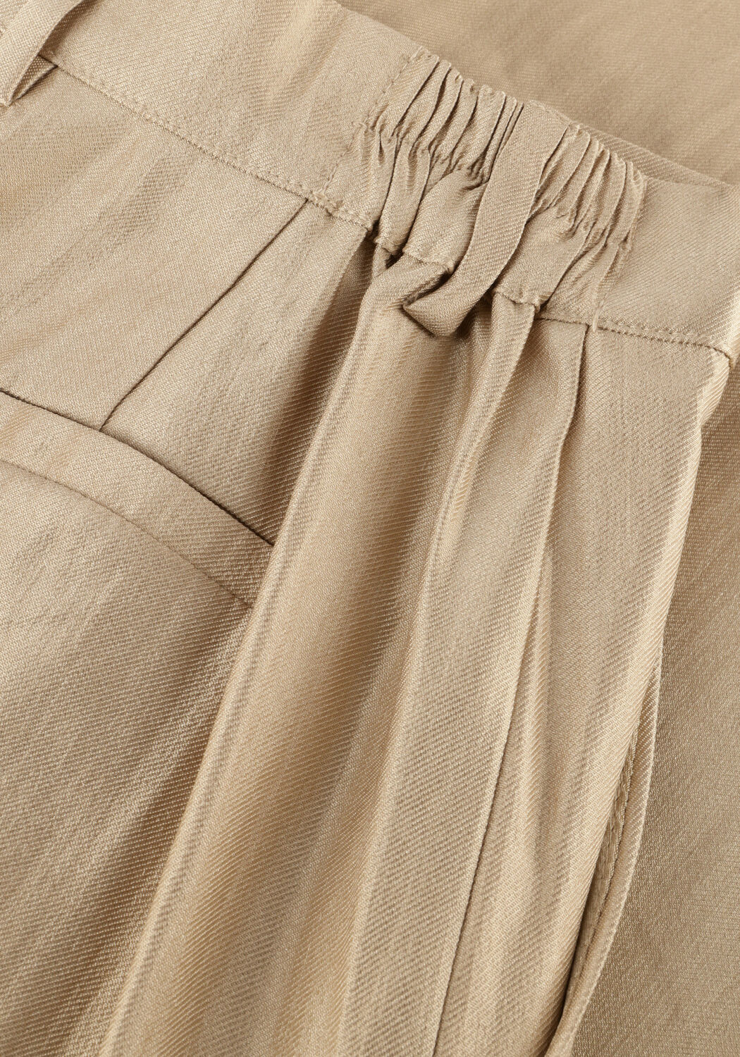 Goldfarbene FREEBIRD Weite Hose F-WV-SHINY-TWILL-26-1 - large