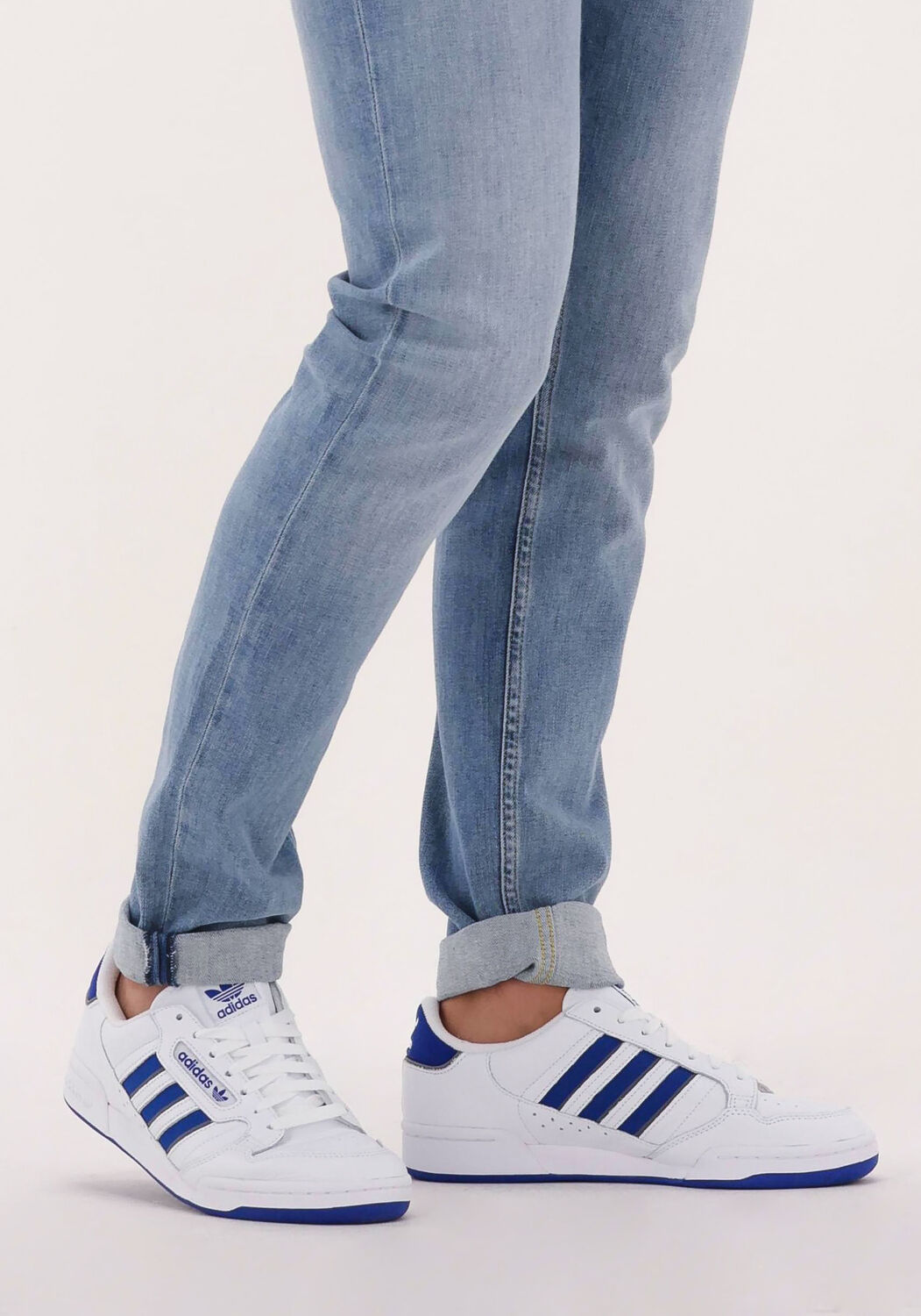 Wei&szlig;e ADIDAS Sneaker Low CONTINENTAL 80 STRIPES - large