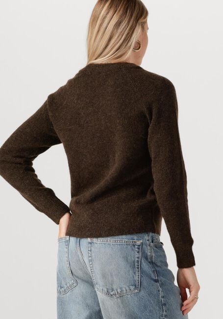 Braune SELECTED FEMME Pullover SLFLULU LS KNIT O-NECK - large