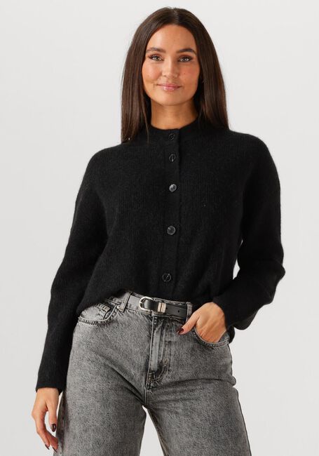 Schwarze SECOND FEMALE Pullover GABBY KNIT CARDIGAN - large