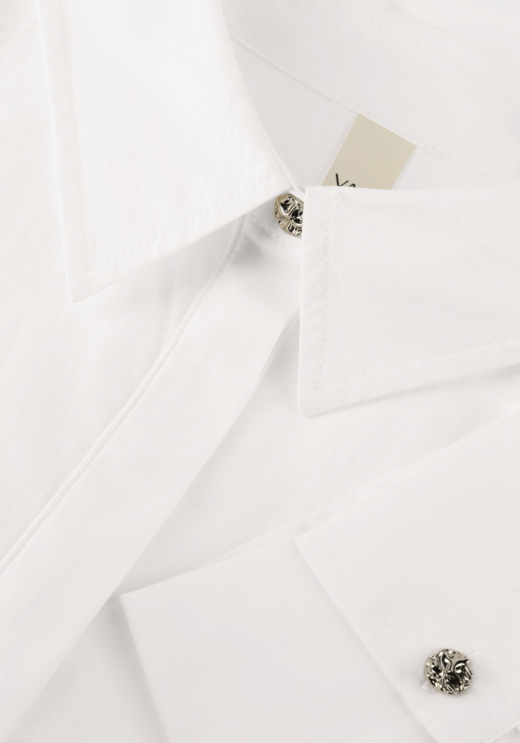 Wei&szlig;e Y.A.S. Blusen YASANERA LS SHORT SHIRT - large