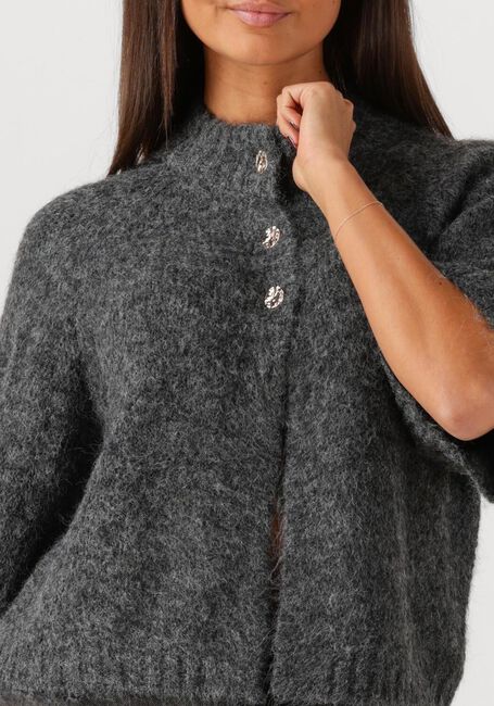 Dunkelgrau NEO NOIR Pullover BENUTA FLUFFY KNIT CARDIGAN - large