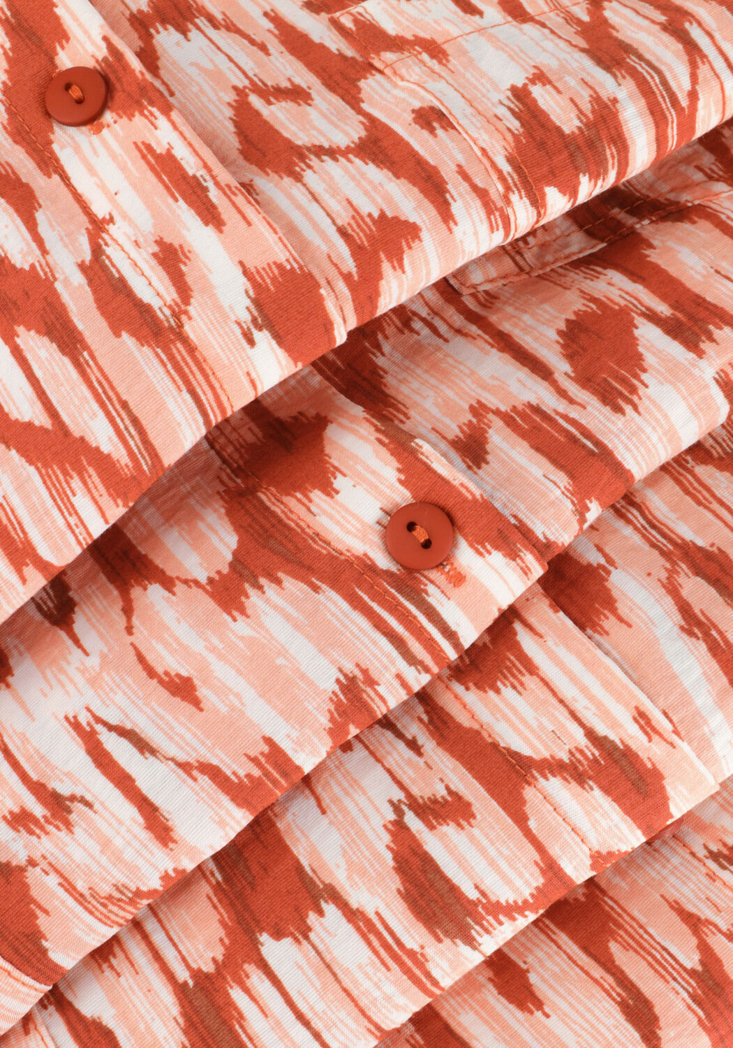 Orangene MSCH COPENHAGEN Minikleid MSCHORLENA LADONNA 3/4 SHIRT DRESS AOP - large