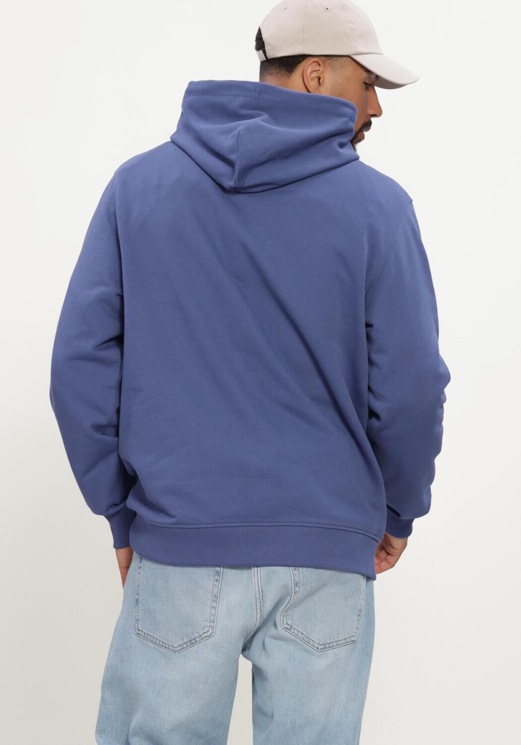 Blaue TOMMY JEANS Sweatshirt TJM REG BADGE HOODIE EXT - large