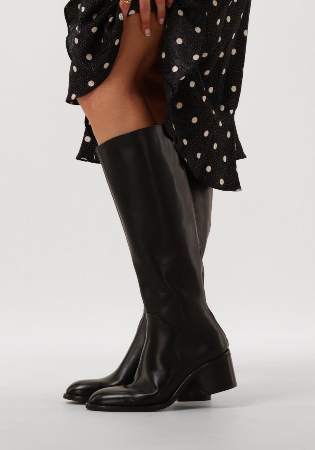 Schwarze BLASZ Hohe Stiefel 194 - large