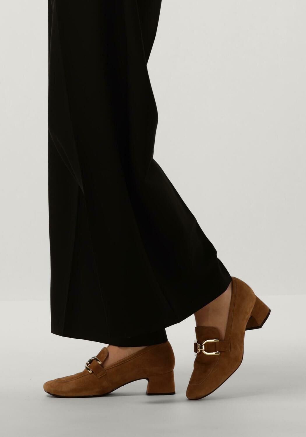 Camelfarbene UNISA Loafer LOSIE - large