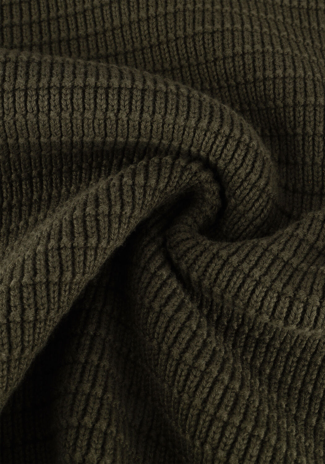 Dunkelgr&uuml;n SELECTED MEN Pullover SLHTHEO LS KNIT STRUCTURE HALF ZIP - large