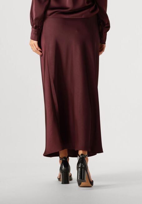 Bordeaux NEO NOIR Maxirock VICKY HEAVY SATEEN SKIRT - large