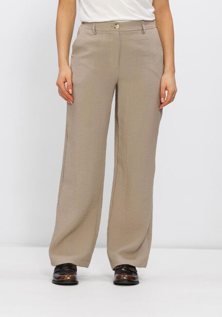 Sand OBJECT Weite Hose OBJRINI MW LO WIDE PANT - large