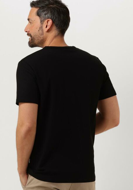 Schwarze SELECTED HOMME T-shirt SLHJOSEPH PIQUE O-NECK TEE - large