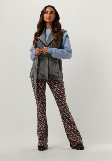 Graue COLOURFUL REBEL Gilet YALOU DENIM GILET - large