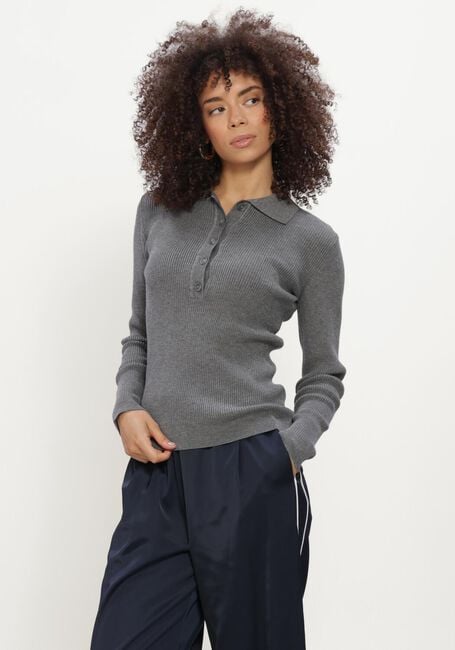 Graue BRUUNS BAZAAR Rollkragenpullover ANEMONEBBVALEA KNIT POLO - large