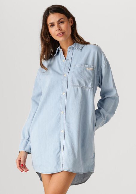 Hellblau CALVIN KLEIN Minikleid TENCEL LOOSE SHIRT DENIM DRESS - large