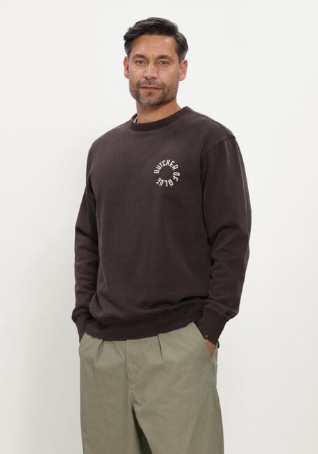Braune BUTCHER OF BLUE Sweatshirt CIRCLE CREW - large