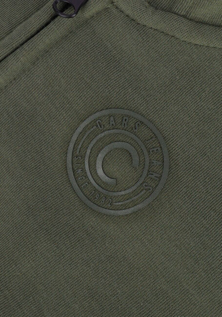 Grüne CARS JEANS Strickjacke KIDS ISCAR HOOD - large