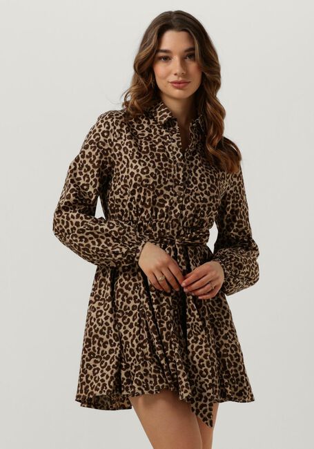 Leopard COLOURFUL REBEL Minikleid MINON LEOPARD MINI DRESS - large