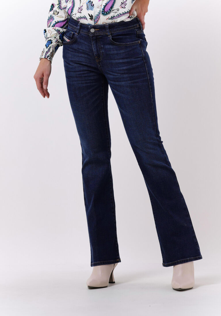 blaue diesel bootcut jeans 1969 d-ebbey