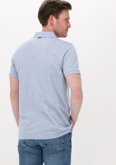 Hellblau VANGUARD Polo-Shirt SHORT SLEEVE POLO PIQUE STRETCH PEACHED - large