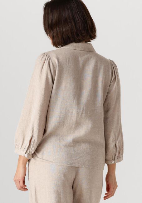 Beige MSCH COPENHAGEN Blusen MSCHPENNIE GINIA 3 4 SHIRT - large
